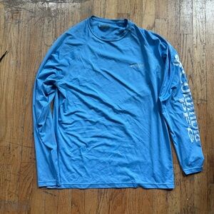 Columbia Men's Vibrant Blue Long Sleeve Tee